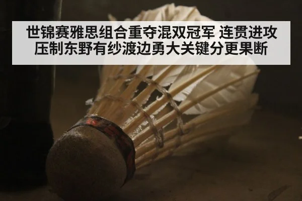 世锦赛雅思组合重夺混双冠军 连贯进攻压制东野有纱渡边勇大关键分更果断